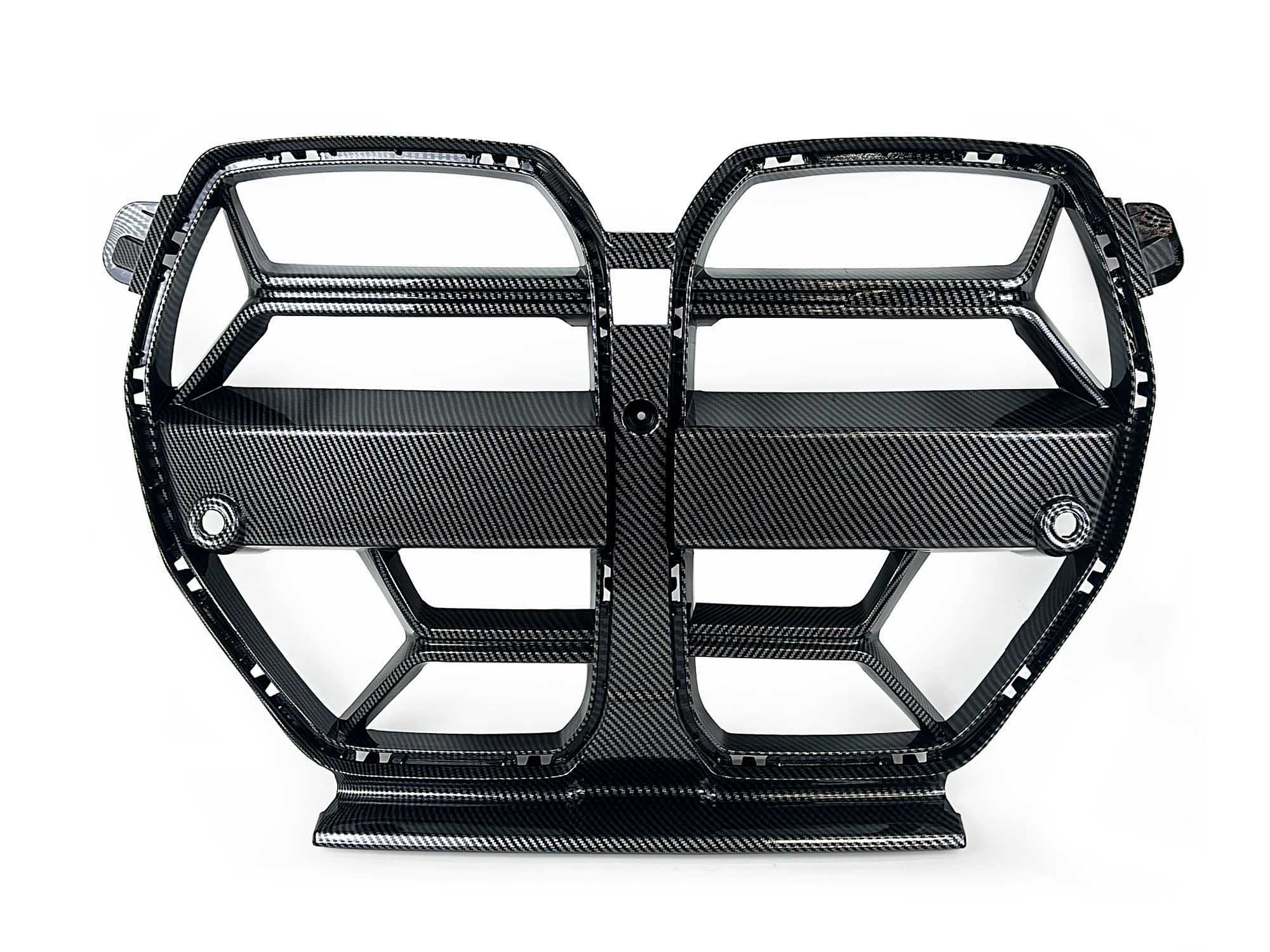 For BMW M3 G80 M4 G82 G83 2021-26 Carbon Fiber ABS CSL Style Front Upper Nose Grille - Image 4