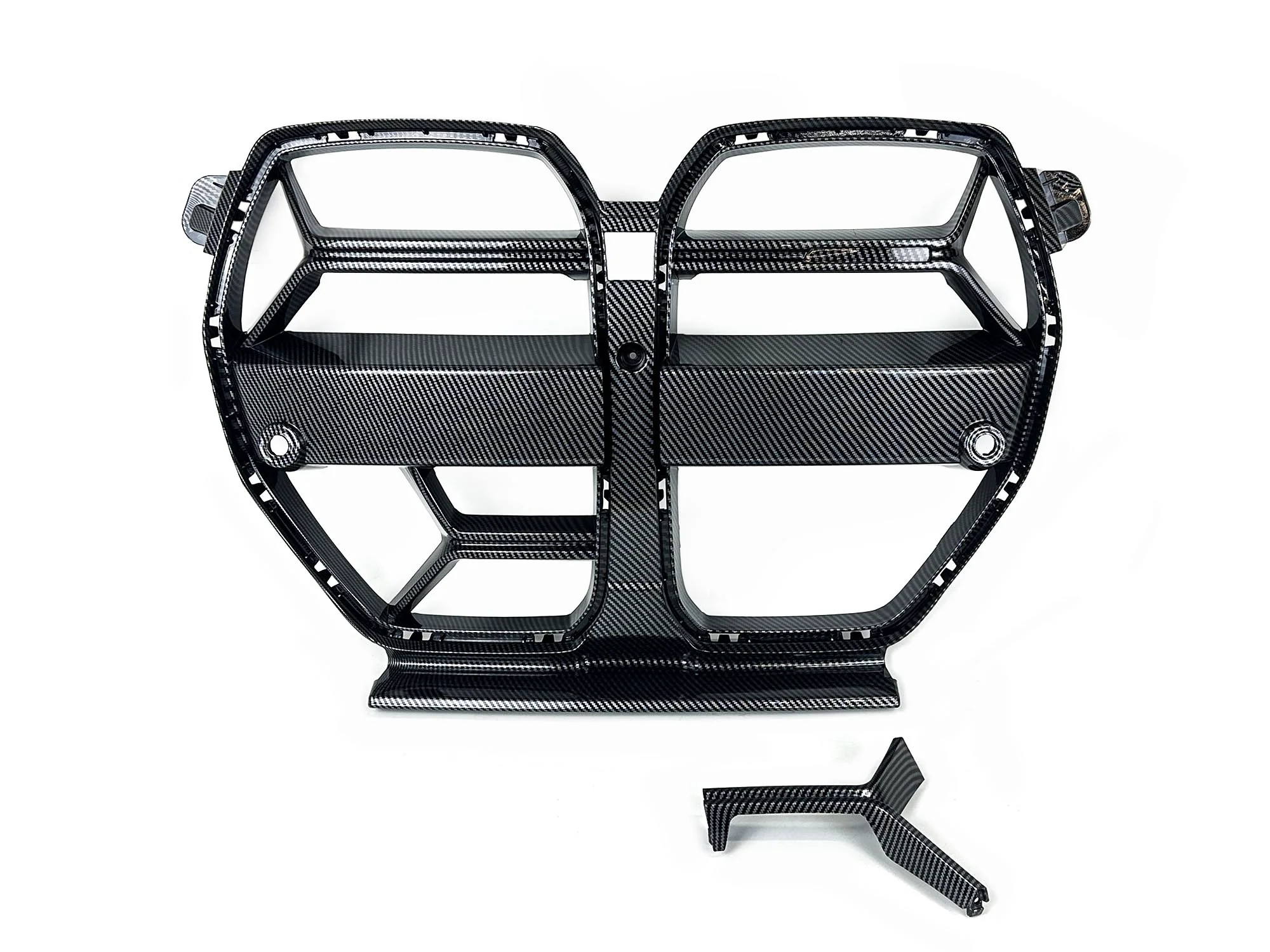 For BMW M3 G80 M4 G82 G83 2021-26 Carbon Fiber ABS CSL Style Front Upper Nose Grille - Image 5