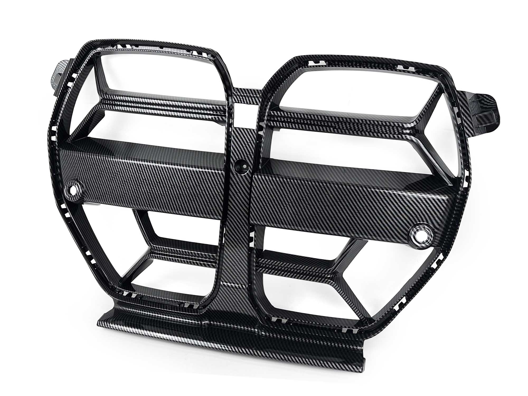 For BMW M3 G80 M4 G82 G83 2021-26 Carbon Fiber ABS CSL Style Front Upper Nose Grille - Image 6