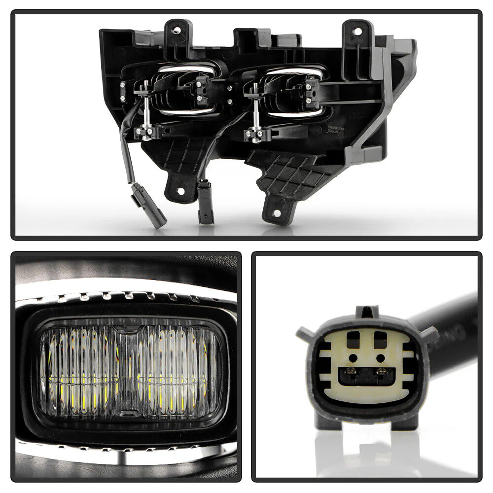 Front Bumper Driving Lamps LED Fog Lights w/ Switch for Ford F-150 Raptor 2021-2024 2025 - Image 4