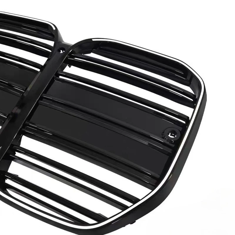 For 2021-2026 BMW 4 Series G22 G23 430i M440i Coupe Gloss Black Front Bumper Grille w/ LED Light - Image 6