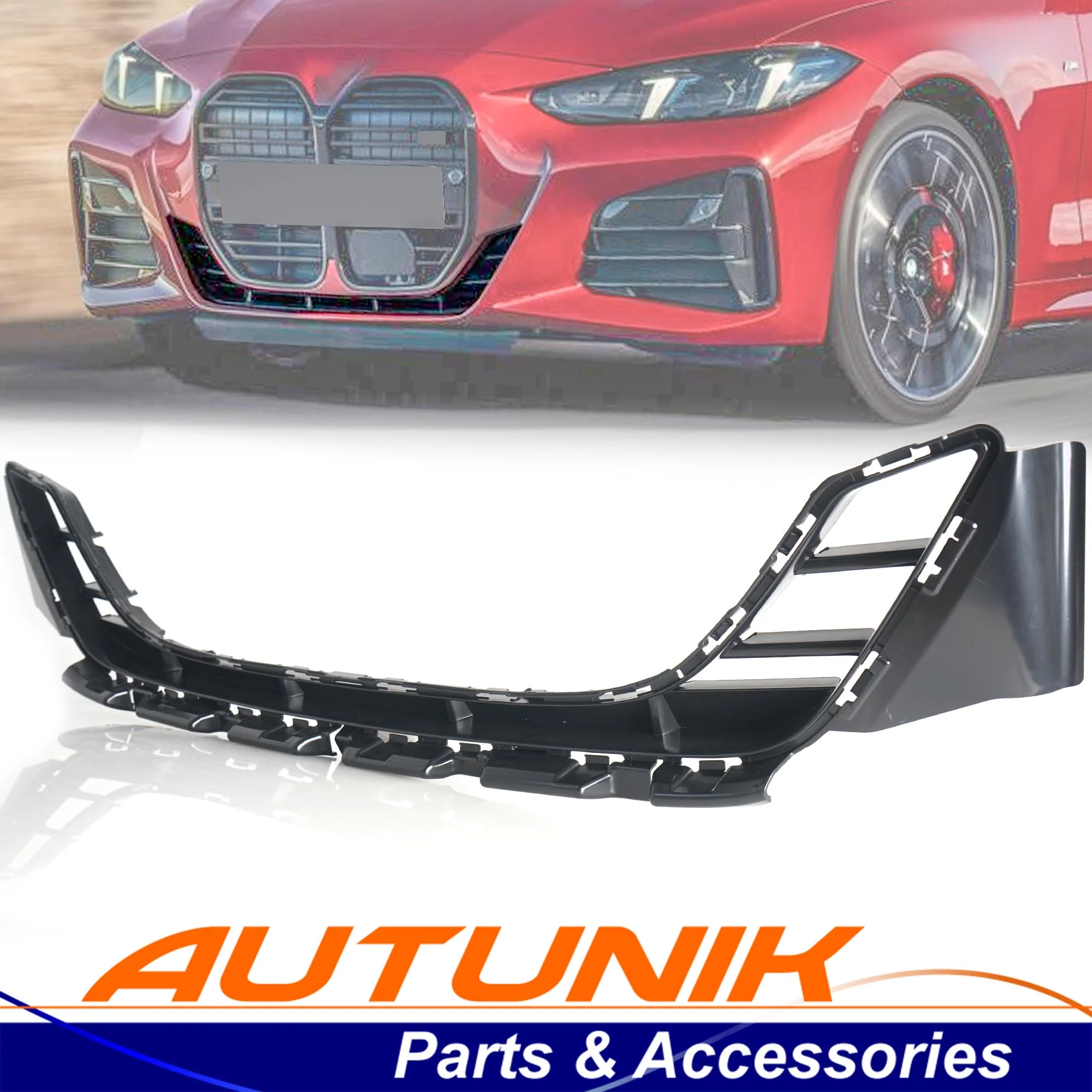 For 2021-2026 BMW G22 G23 430i M440i Coupe Front Bumper Face Bar Center Lower Grille