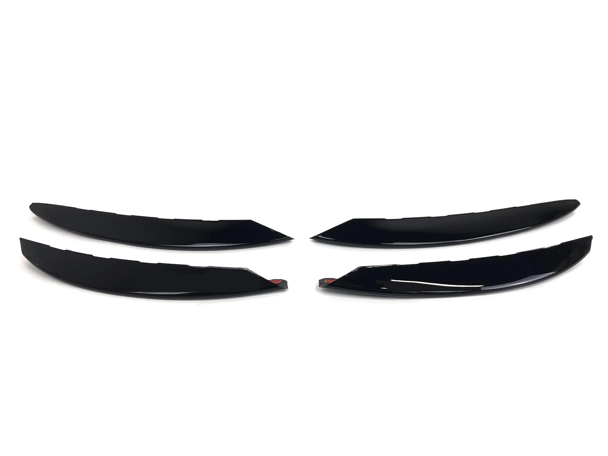 For 2022-2023 Mercedes C W206 S206 AMG Package Front Fog Light Lamp Cover Trim Glossy Black - Image 5