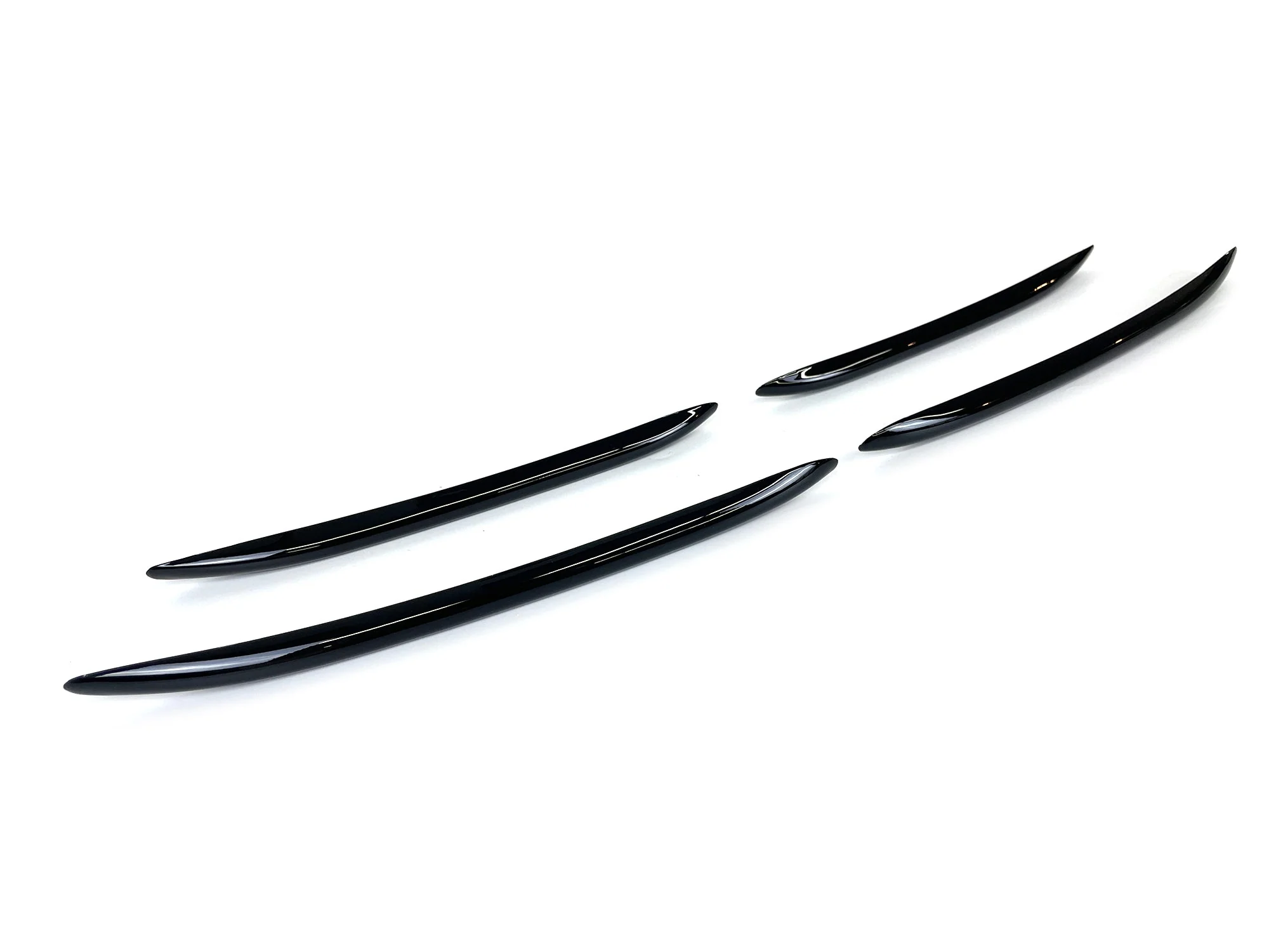 Gloss Black Front Bumper Fog Light Cover Trims For Mercedes W206 S206 C200 C300 C43 AMG 2022-2024 - Image 5