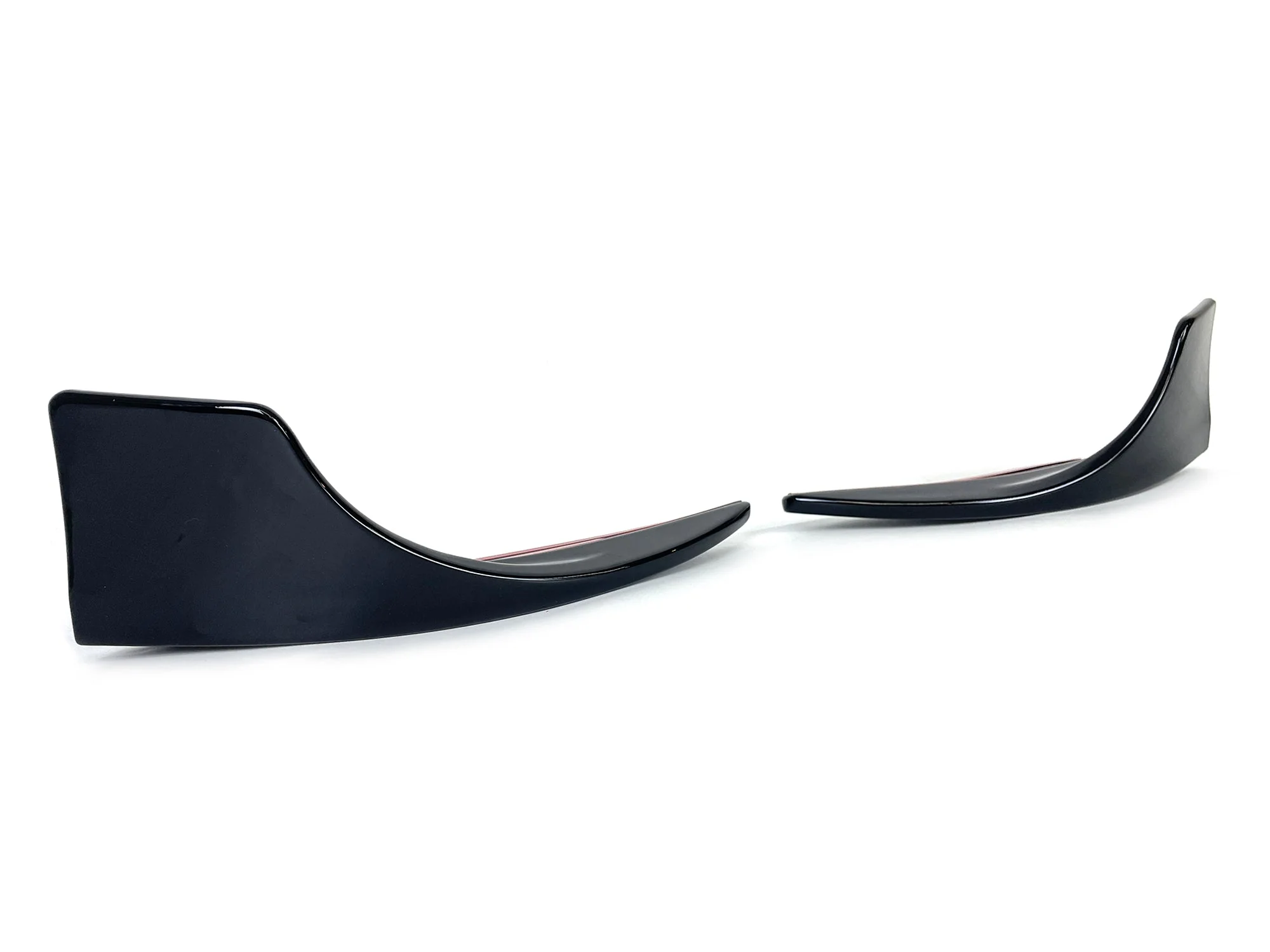 Gloss Black Front Bumper Splitter Spoiler For Mercedes C W206 S206 C300 C43 AMG 2022-2024 - Image 6