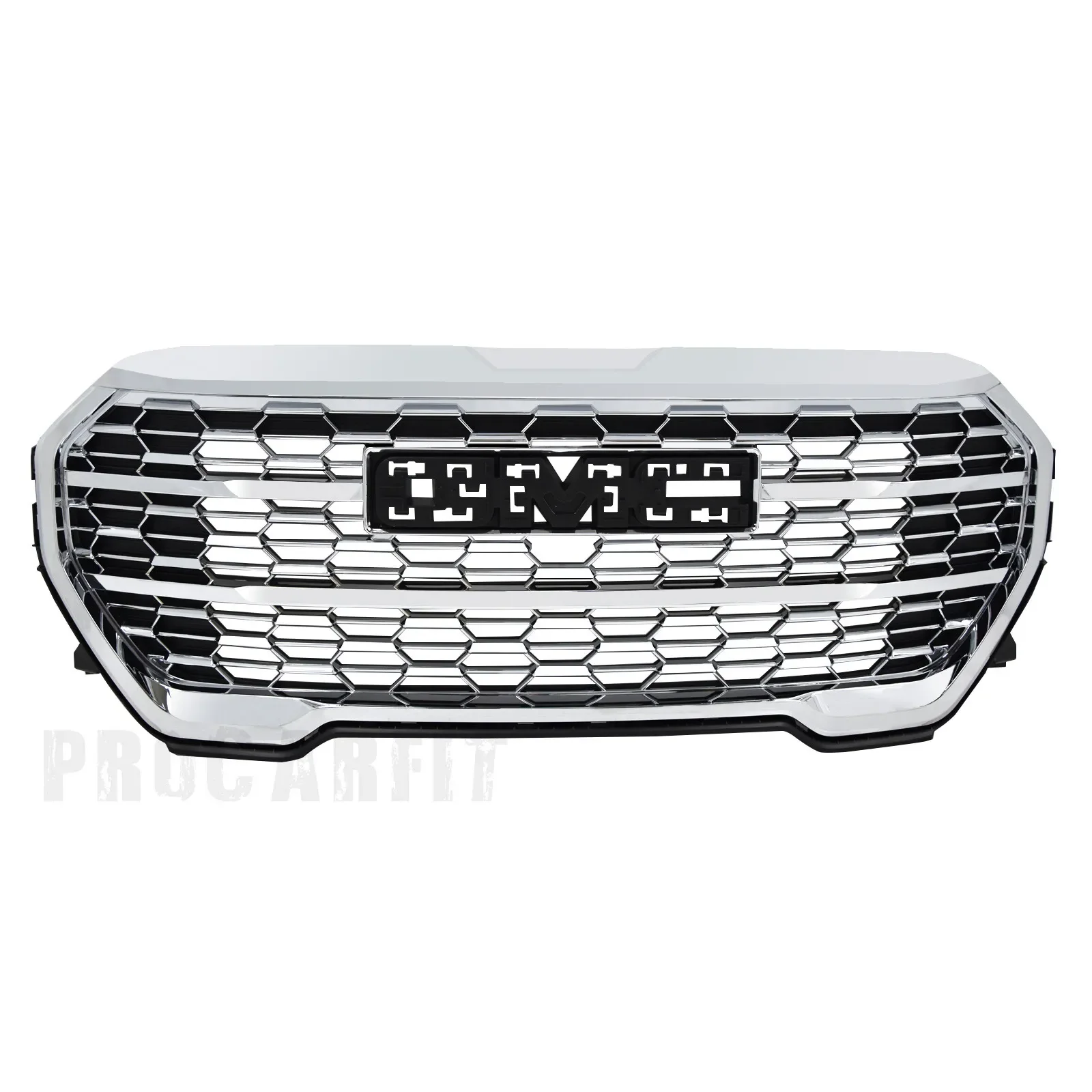 For 2022-2023 GMC Terrain Front Bumper Upper Grille Grill Chrome - Image 11