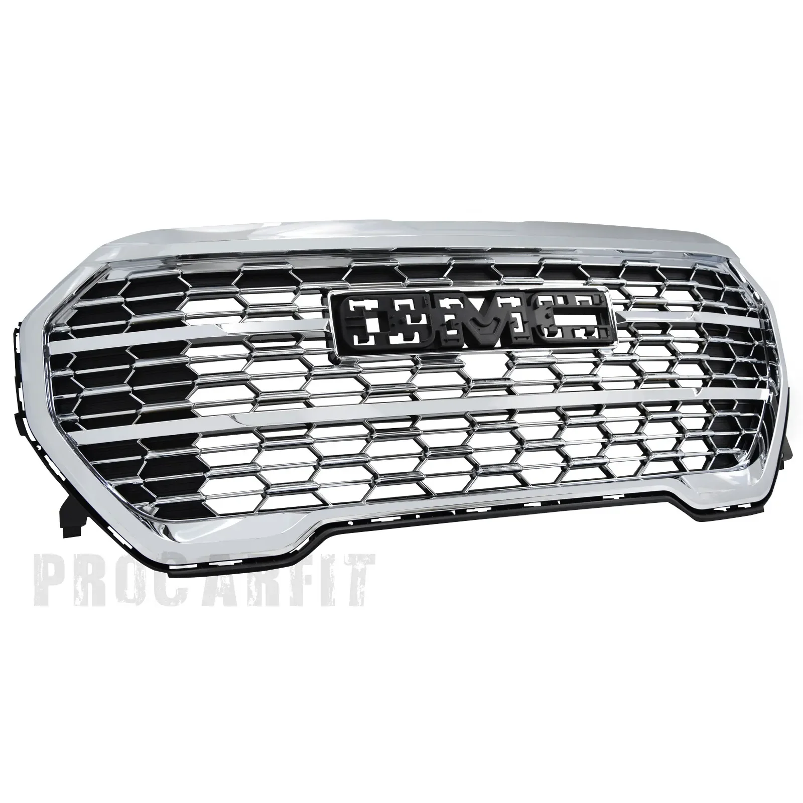 For 2022-2023 GMC Terrain Front Bumper Upper Grille Grill Chrome - Image 12