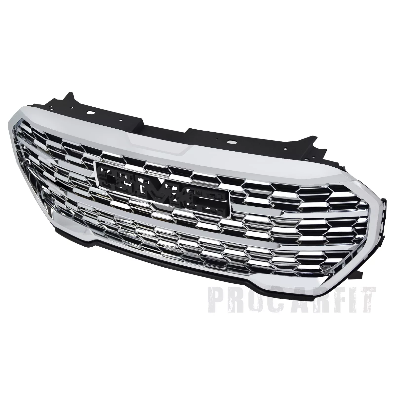 For 2022-2023 GMC Terrain Front Bumper Upper Grille Grill Chrome - Image 13
