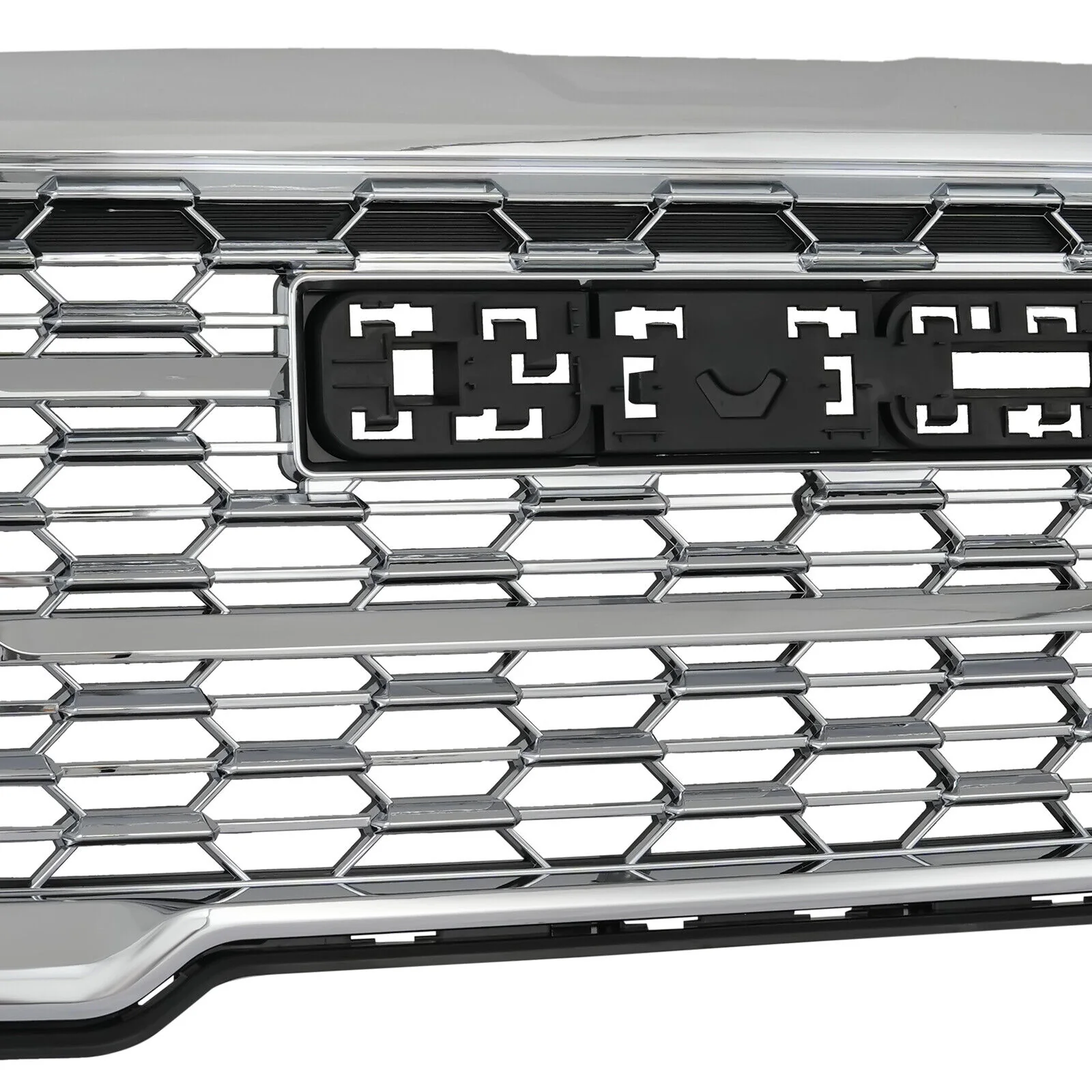 For 2022-2023 GMC Terrain Front Bumper Upper Grille Grill Chrome - Image 5