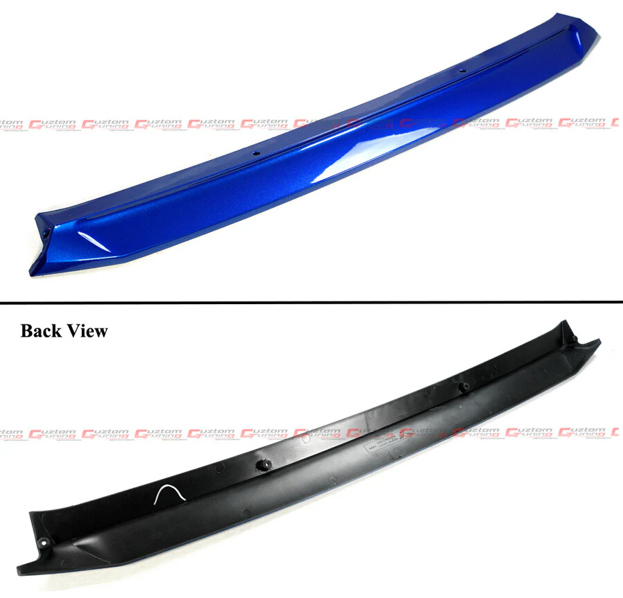 For 2022-2024 Honda Civic Yofer V3 Blk Aegean Blue Front Bumper Lip Splitter Kit - Image 5