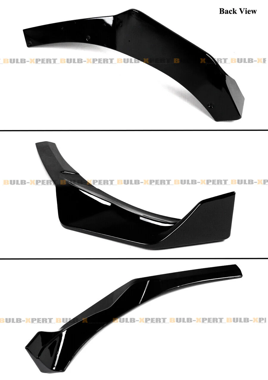 For 2022-2024 BMW G01 X3 G02 X4 LCI M Sport Gloss Black Front Bumper Lip - Image 4