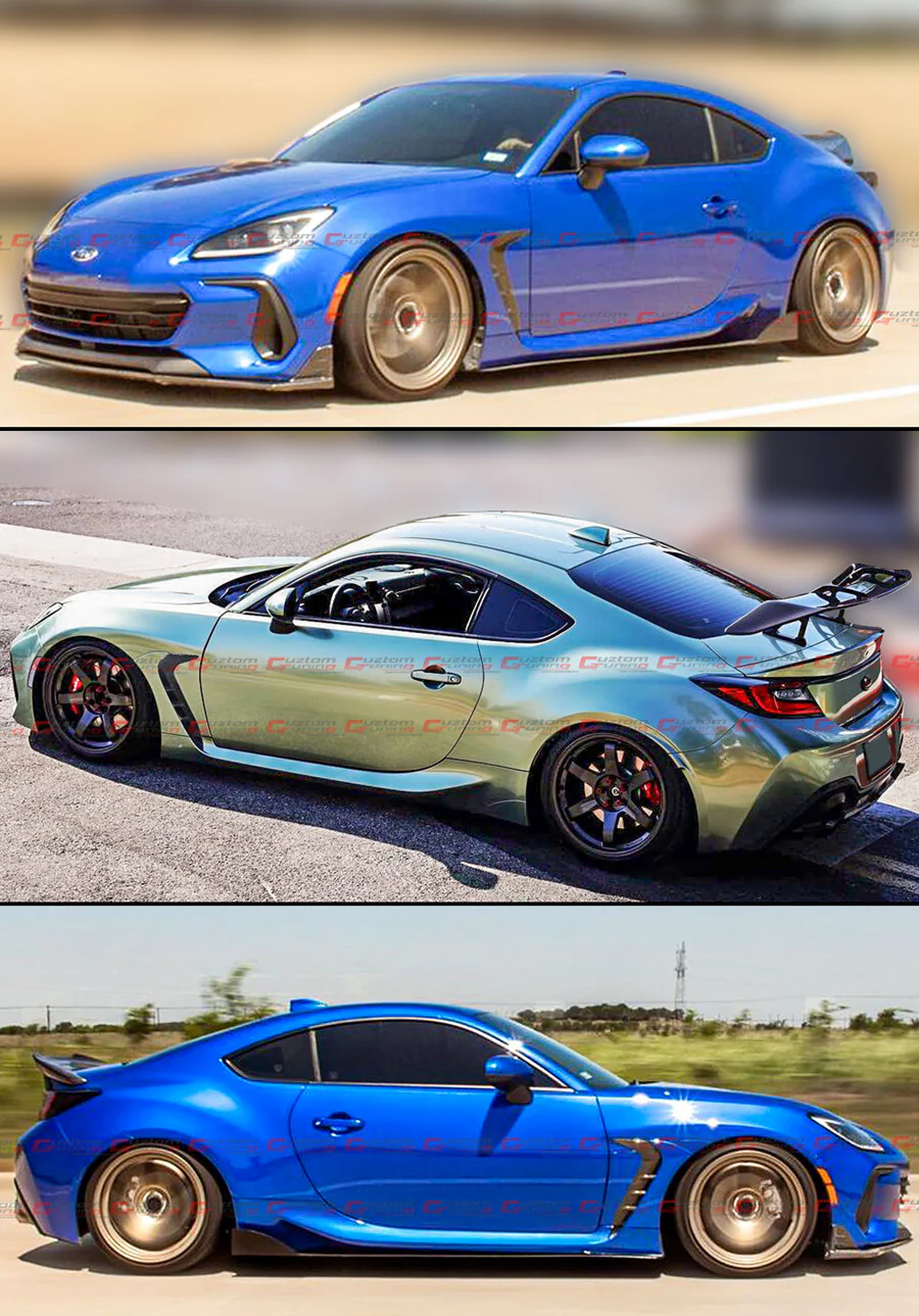 For 2022–2025 BRZ / GR86 ST Style Carbon Fiber Front Fender Side Vent Garnish Trim - Image 5
