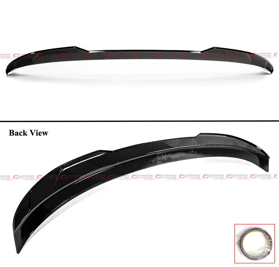 For 2022-2026 Honda Civic Sedan M Style Gloss Black High Kick Trunk Spoiler Wing - Image 2