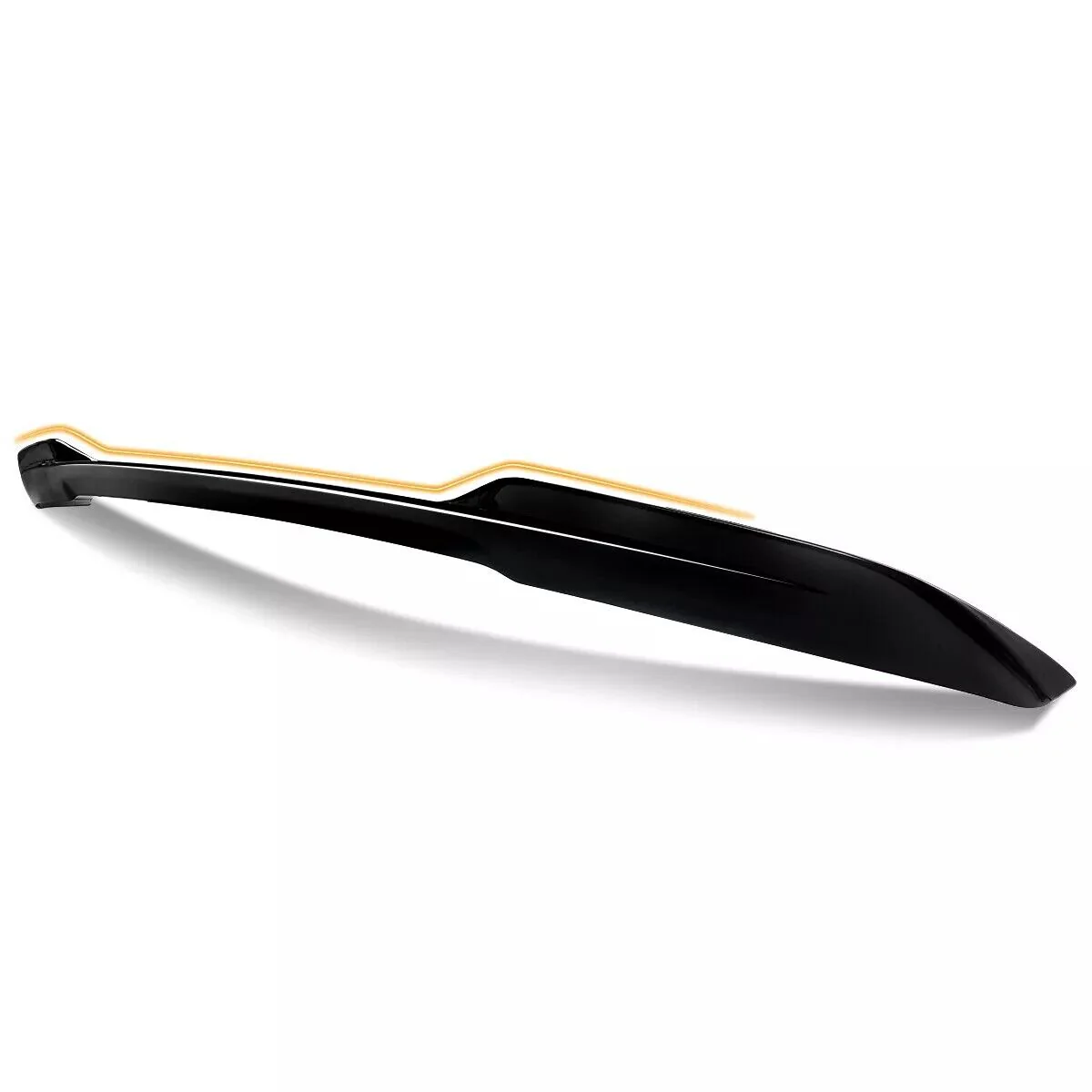 For 2022-2026 Honda Civic Sedan Si Factory Style Trunk Spoiler Wing Black - Image 9
