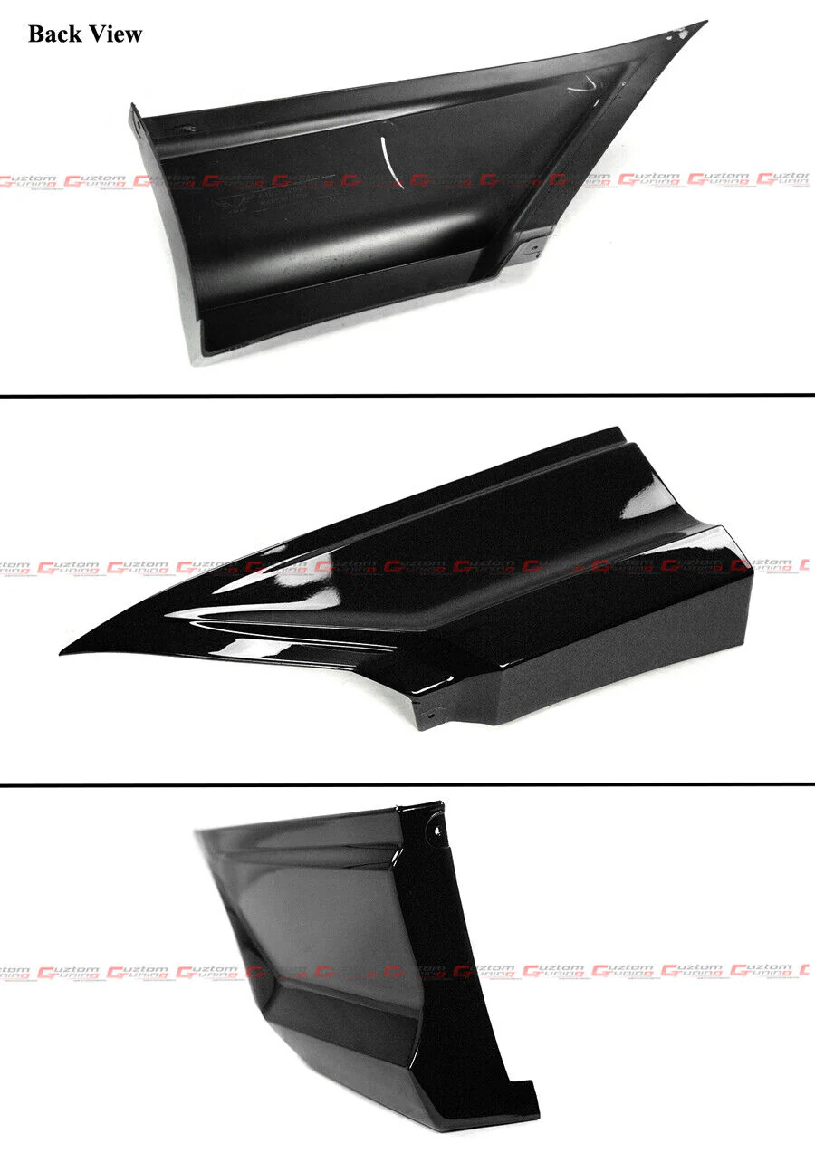 For 2022-2026 Honda Civic Sedan Yofer V2 Gloss Black LED Rear Diffuser + Corner Spats - Image 4