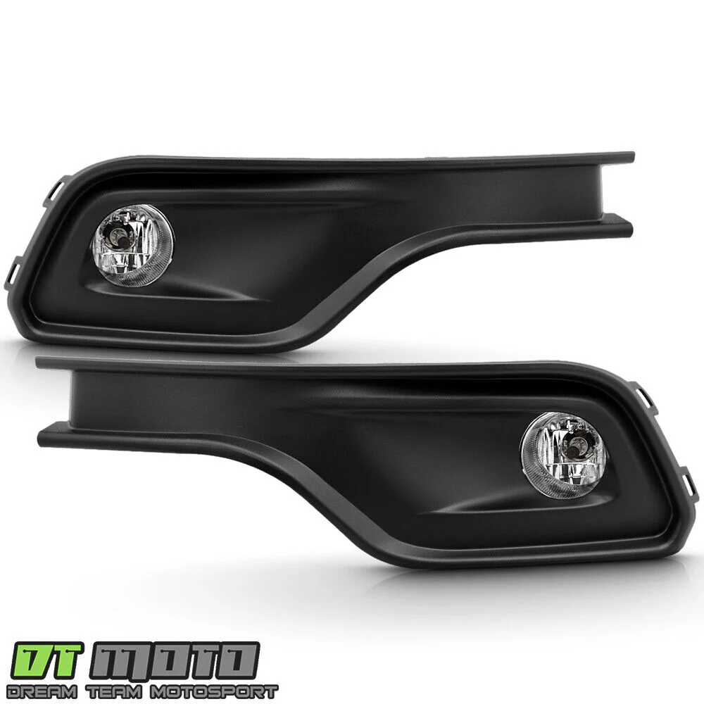 For 2022-2025 Jeep Compass Halogen Bumper Fog Lights Driving Lamps w/ Switch Set