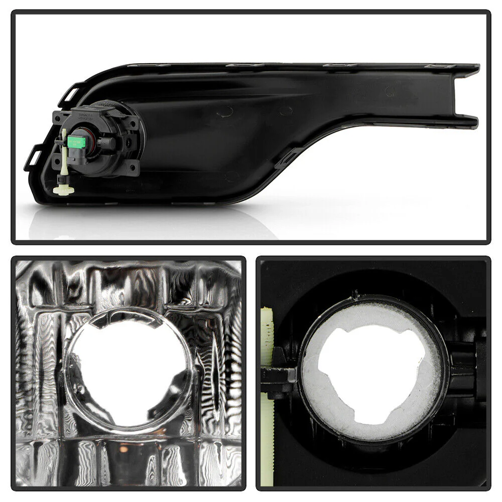 For 2022-2025 Jeep Compass Halogen Bumper Fog Lights Driving Lamps w/ Switch Set - Image 4