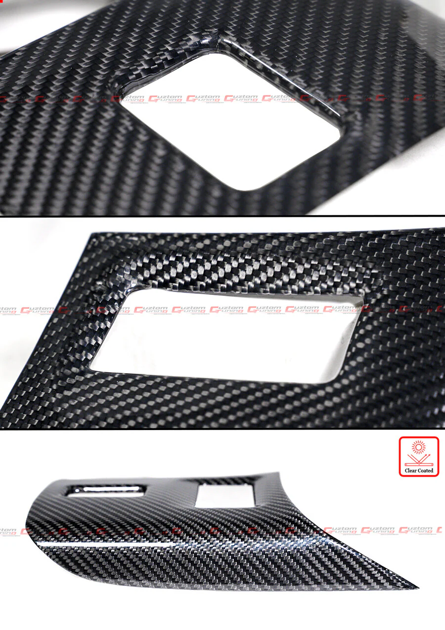 For 2022-2026 Subaru BRZ Toyota GR86 Real Dry Carbon Fiber Center Console Trim Cover - Image 4