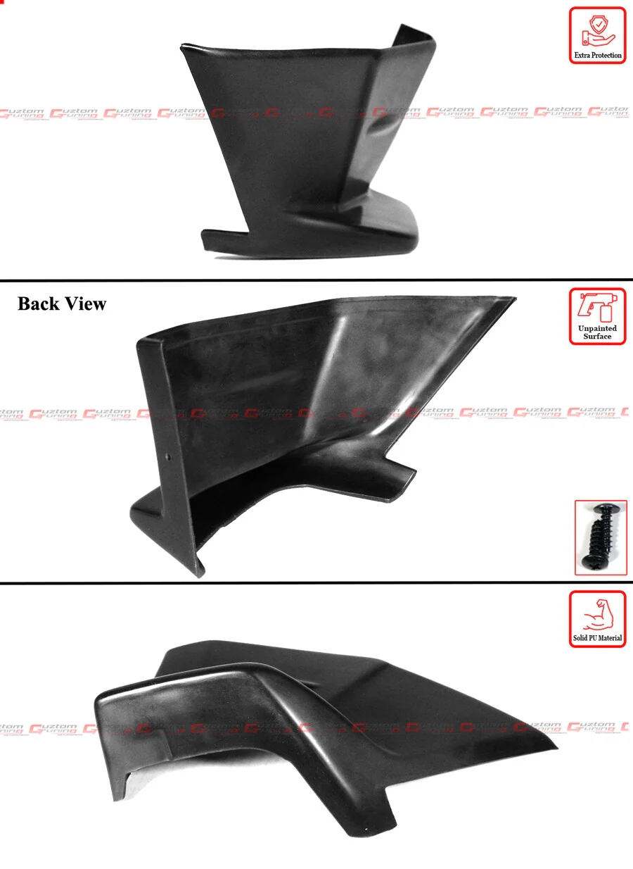 For 2022–2026 Subaru BRZ Toyota GR86 PU Rear Bumper Diffuser + Corner Spats Apron - Image 3