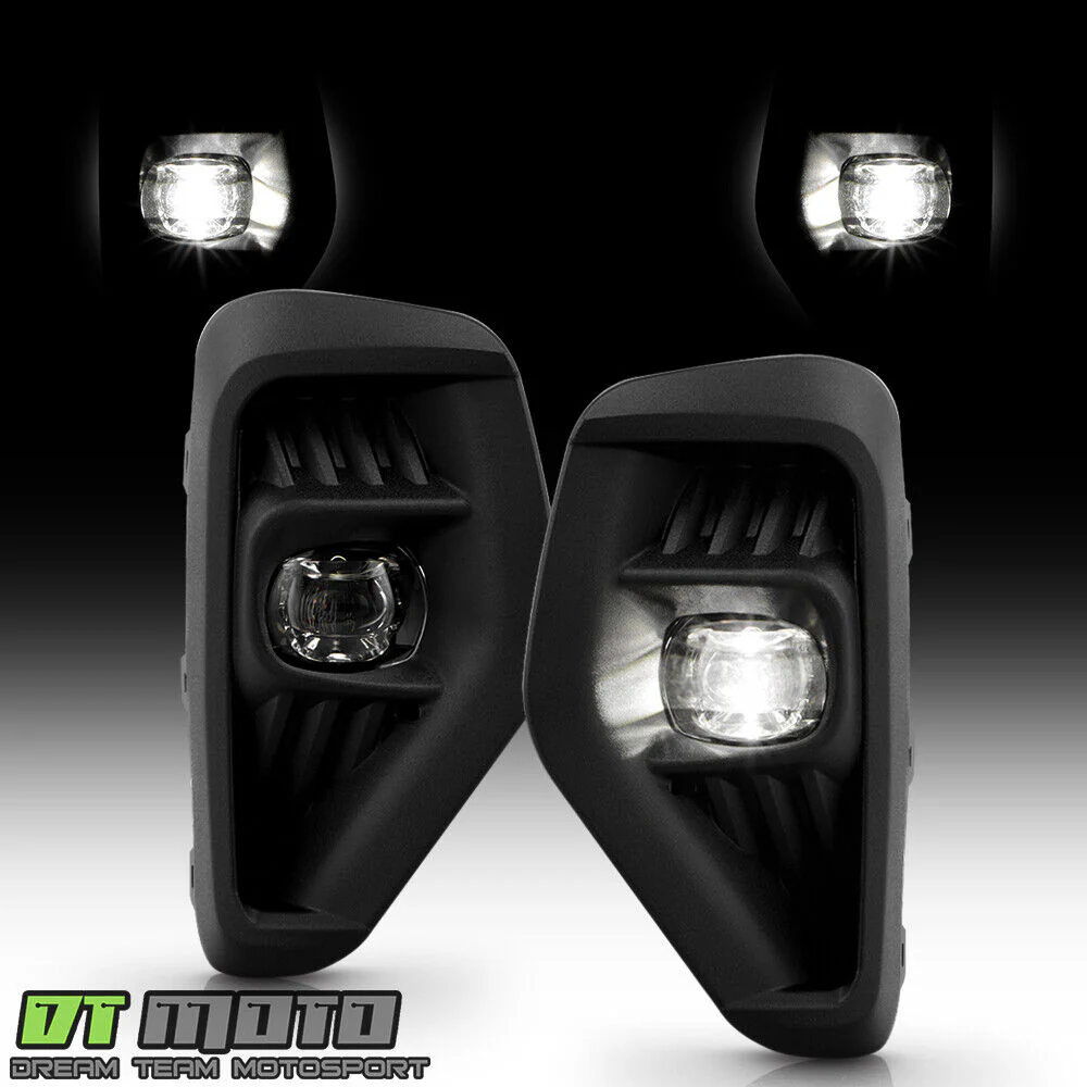 For 2023 2024 2025 Ford Escape LED Bumper Fog Lights Driving Lamps w/ Switch Set - Image 2