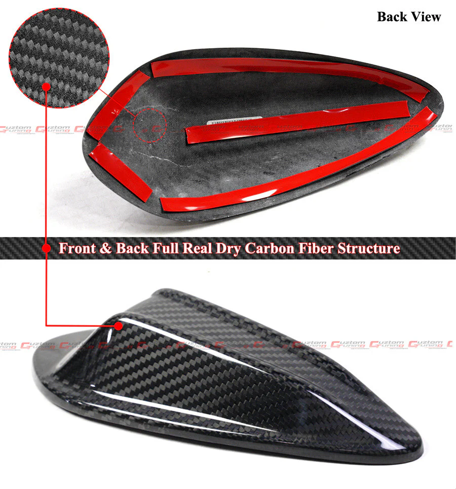 For 2023-2024 BMW G05 G07 G09 X1 X2 X5 X7 X5M Real Carbon Fiber Antenna Cover Cap - Image 3