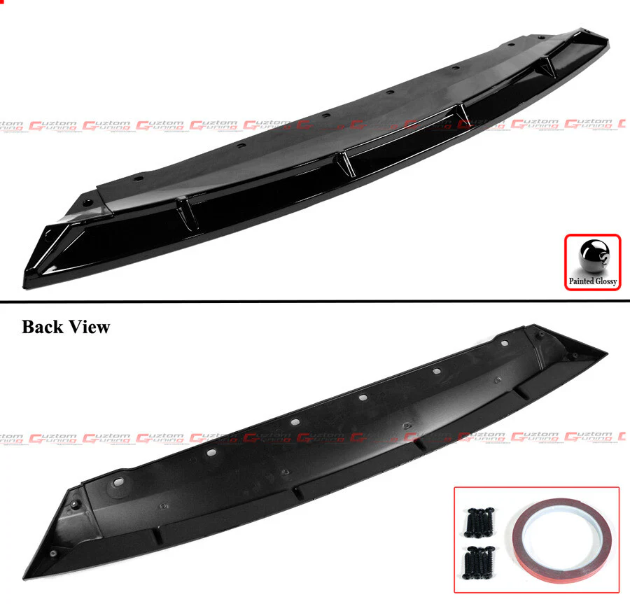 For 2023-2025 BMW G20 M340i 330i M Sport GT Style Gloss Black Front Bumper Lip Kit - Image 4