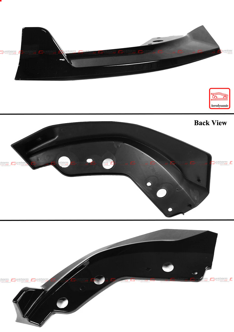 For 2023-2025 BMW G20 M340i 330i M Sport GT Style Gloss Black Front Bumper Lip Kit - Image 5