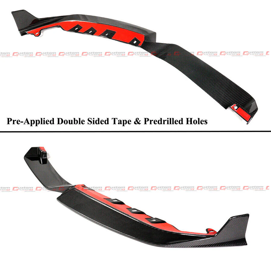 For 2023-2026 BMW M2 G87 Coupe Carbon Fiber Front Bumper Lip Splitter - Image 4