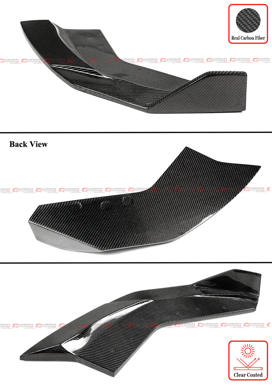 For 2023-2025 BMW M340i 330i G20 LCI M-Sport Real Carbon Fiber Front Bumper Lip Splitter - Image 4
