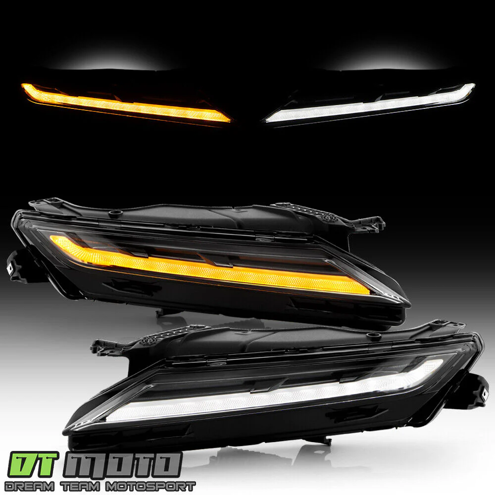 For 2023-2025 Chevy Blazer Upper LED Daytime Running Lights Signal Lamps Pair