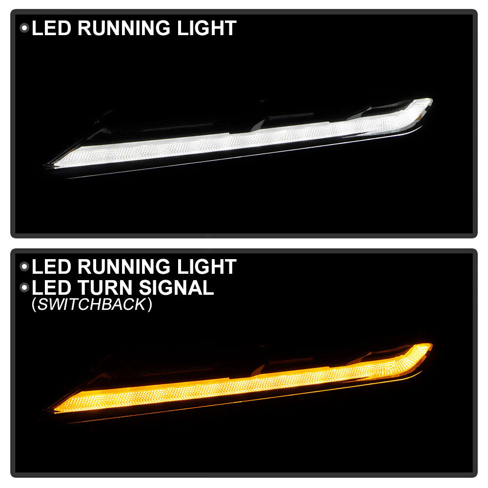 For 2023-2025 Chevy Blazer Upper LED Daytime Running Lights Signal Lamps Pair - Image 10