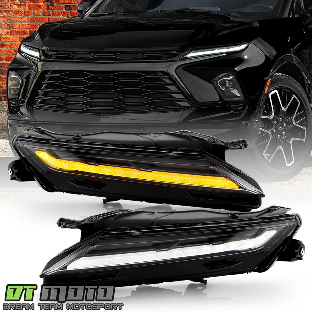 For 2023-2025 Chevy Blazer Upper LED Daytime Running Lights Signal Lamps Pair - Image 2