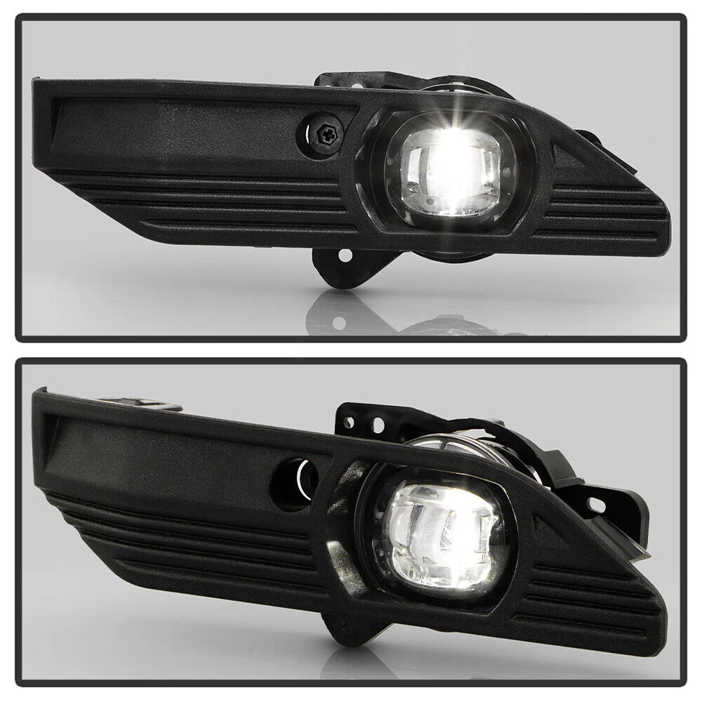 For 2023-2025 GMC Canyon LED Bumper Fog Lights Driving Lamps w/Switch Left+Right - Image 6