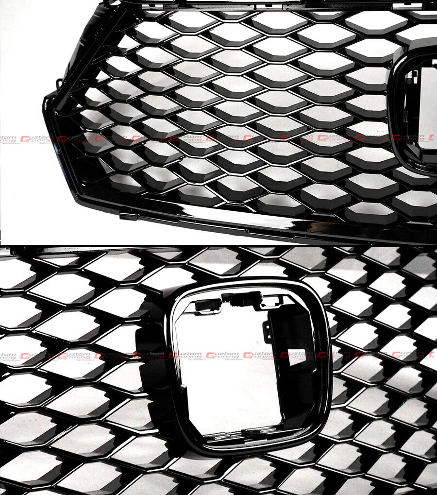 For 2023-2026 Honda Accord Front Bumper Grille Radiator Gloss Black - Image 3