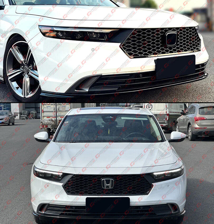For 2023-2026 Honda Accord Front Bumper Grille Radiator Gloss Black - Image 4