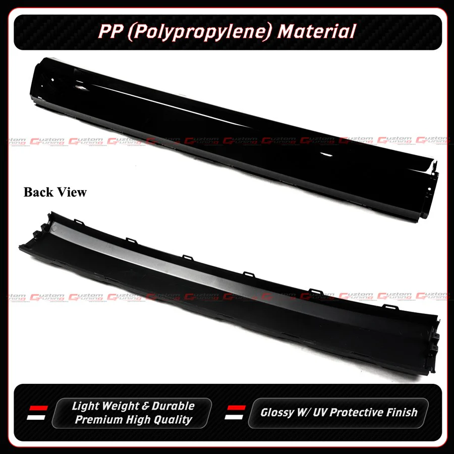 For 2023-2026 Honda Accord Yofer Crystal Black 3 Piece Front Bumper Replacement Kit - Image 10
