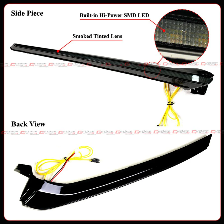 For 2023-2026 Honda CR-V Front Grill Hood Top Switch-Back Sequential DRL LED Lights - Image 6