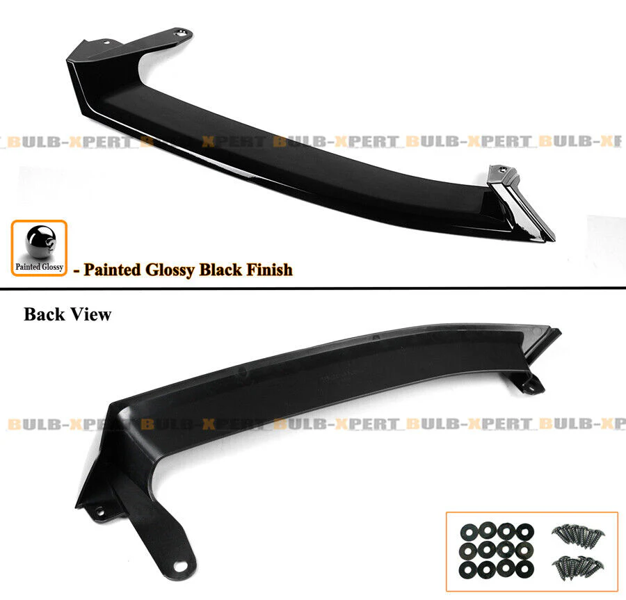 For 2024-2026 BMW G60 530i 540i i5 M Sport Gloss Black Front Bumper Lip - Image 3