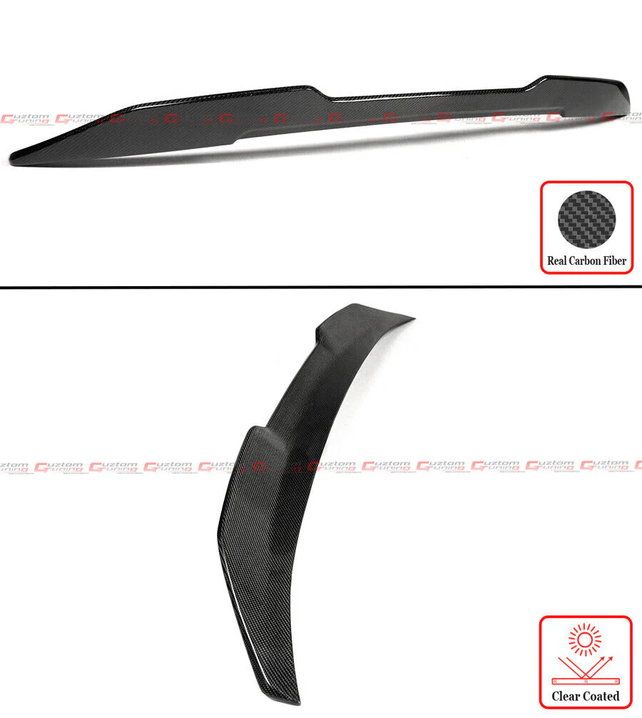 For 2024-2026 BMW G60 530i i5 G90 M5 Highkick Carbon Fiber Rear Trunk Spoiler Wing - Image 3