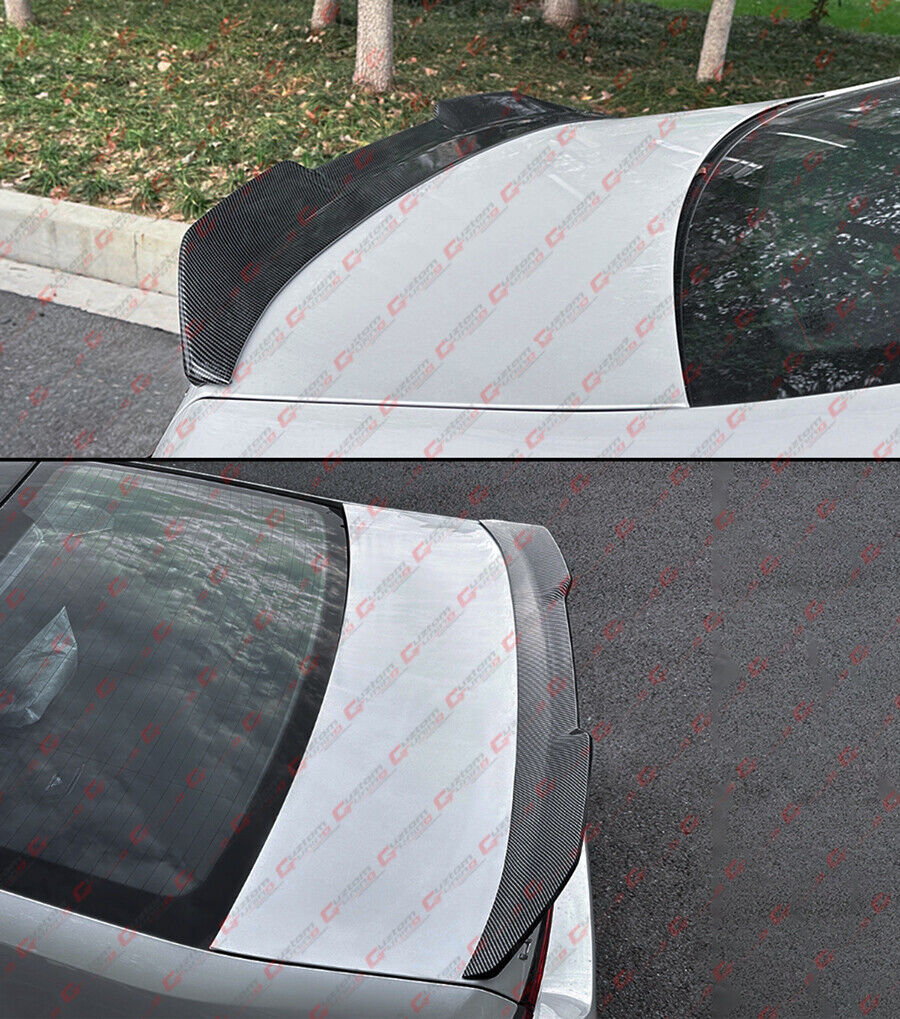 For 2024-2026 BMW G60 530i i5 G90 M5 Highkick Carbon Fiber Rear Trunk Spoiler Wing - Image 4