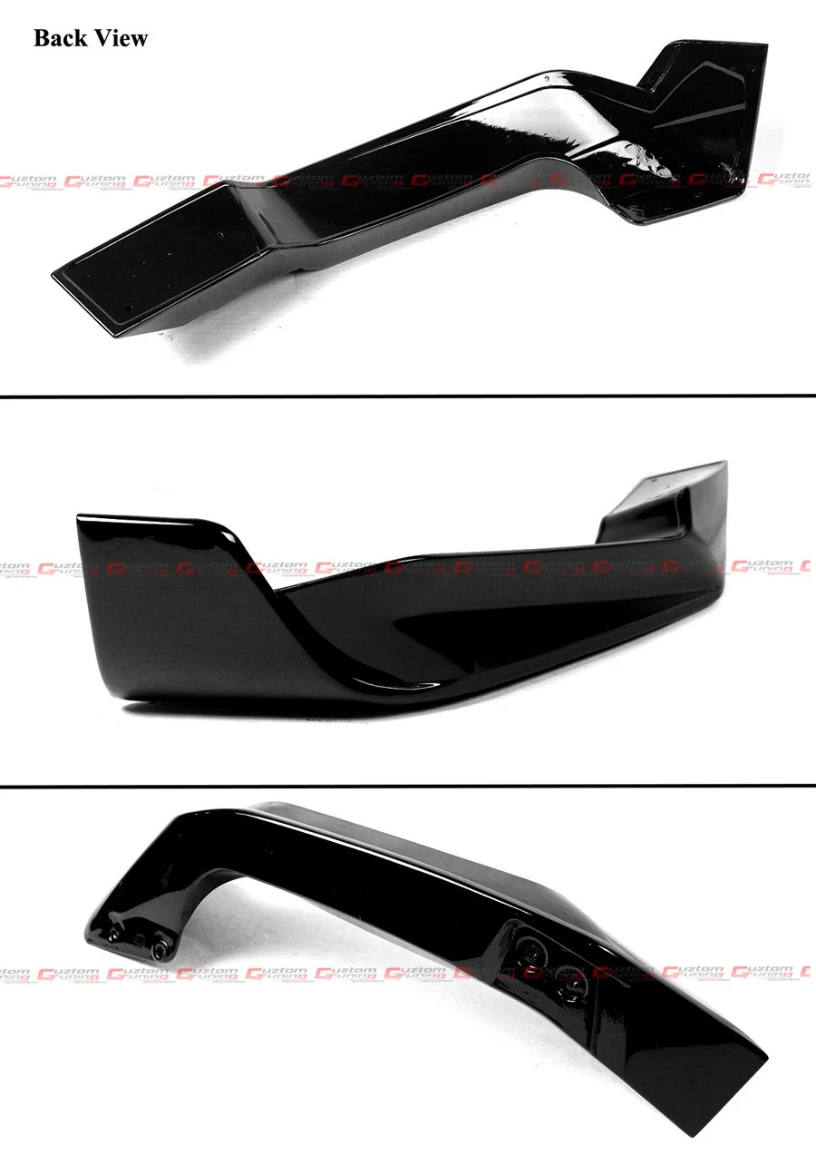 For 2024-2025 2026 BMW X5 G05 M Sport LCI Gloss Black Front Bumper Lip Spoiler - Image 4