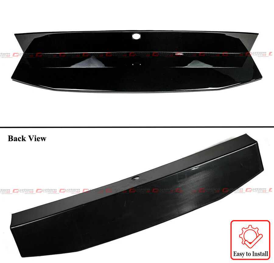 For 2024-2025 Ford Mustang GT DH S650 Gloss Black Rear Trunk Decklid Panel Cover Trim - Image 2