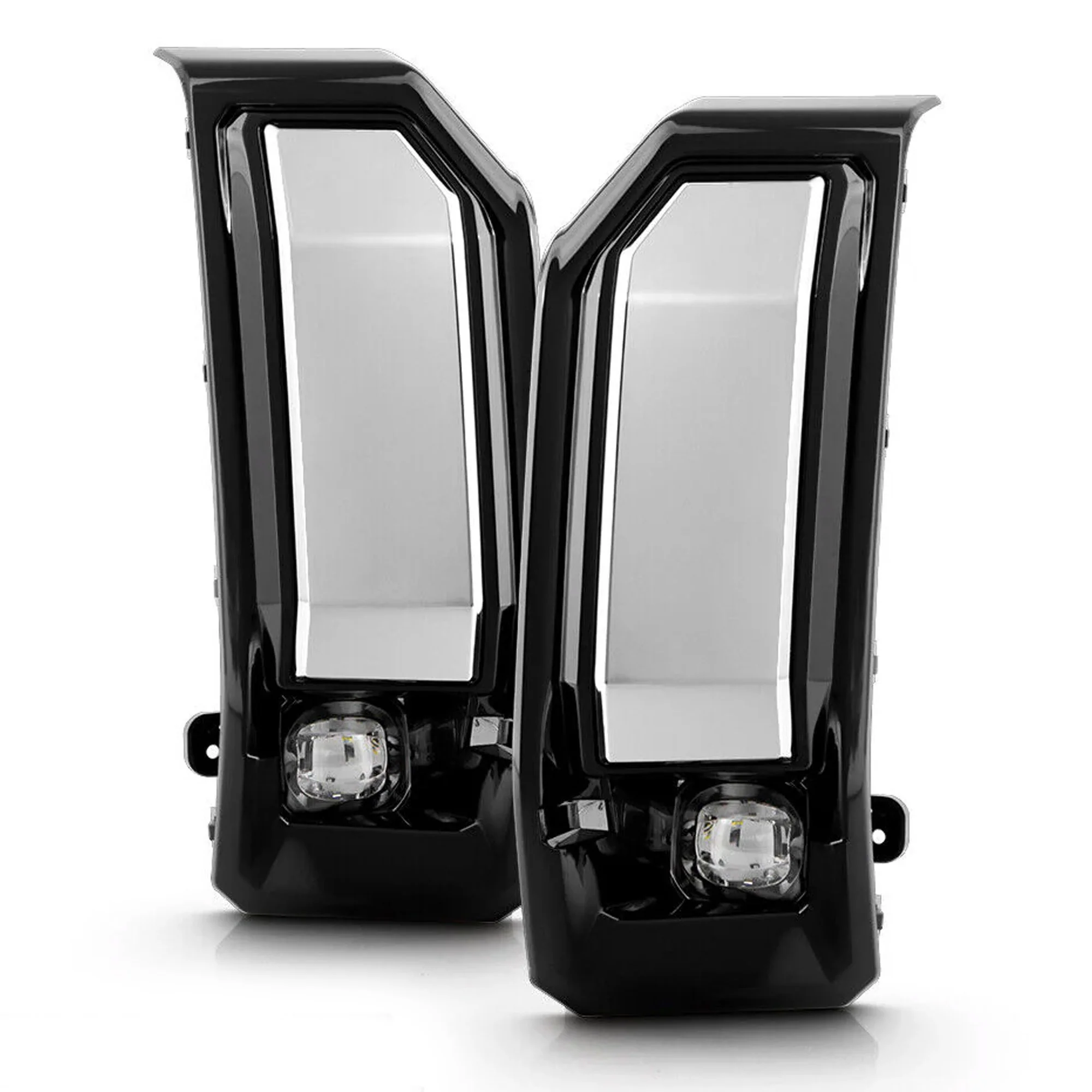 For 2024-2025 GMC Sierra 2500HD 3500HD LED Bumper Fog Lights Lamps w/ Switch Set - Image 2