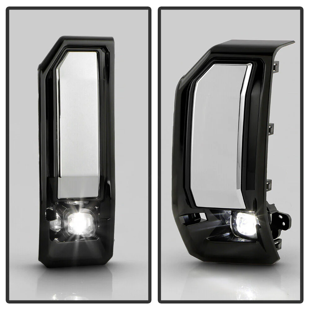 For 2024-2025 GMC Sierra 2500HD 3500HD LED Bumper Fog Lights Lamps w/ Switch Set - Image 6