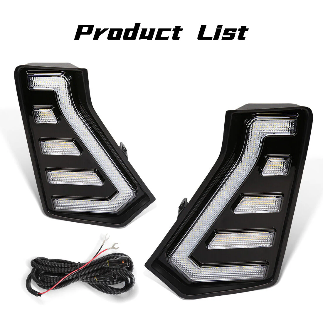 For 2024-2026+ Toyota Tacoma LED DRL Daytime Running Light Turn Signal Fog Lamp - Image 4