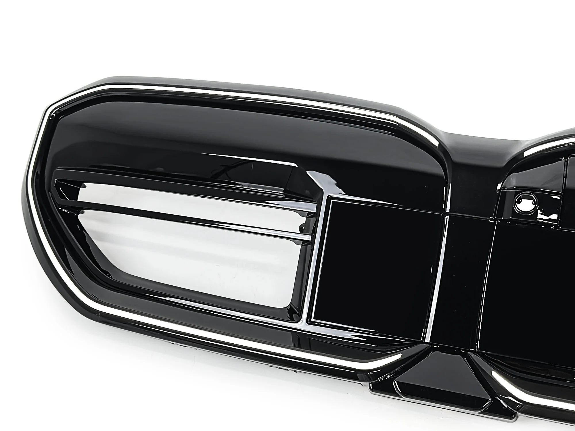For 2024-2026 BMW 5-Series I5 G60 G61 M60 Gloss Black Front Kidney Grille w/ LED Light - Image 13