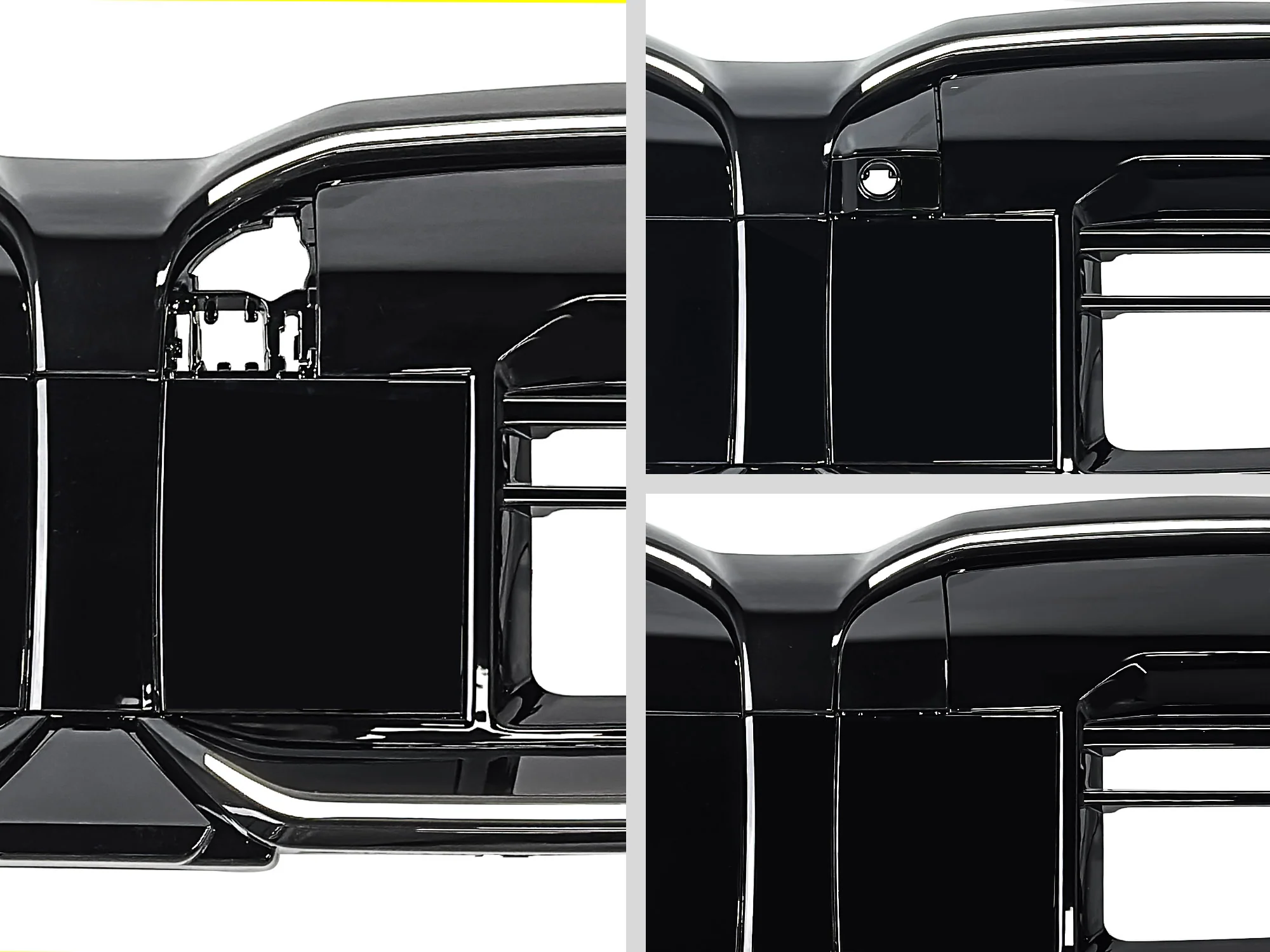 For 2024-2026 BMW 5-Series I5 G60 G61 M60 Gloss Black Front Kidney Grille w/ LED Light - Image 9