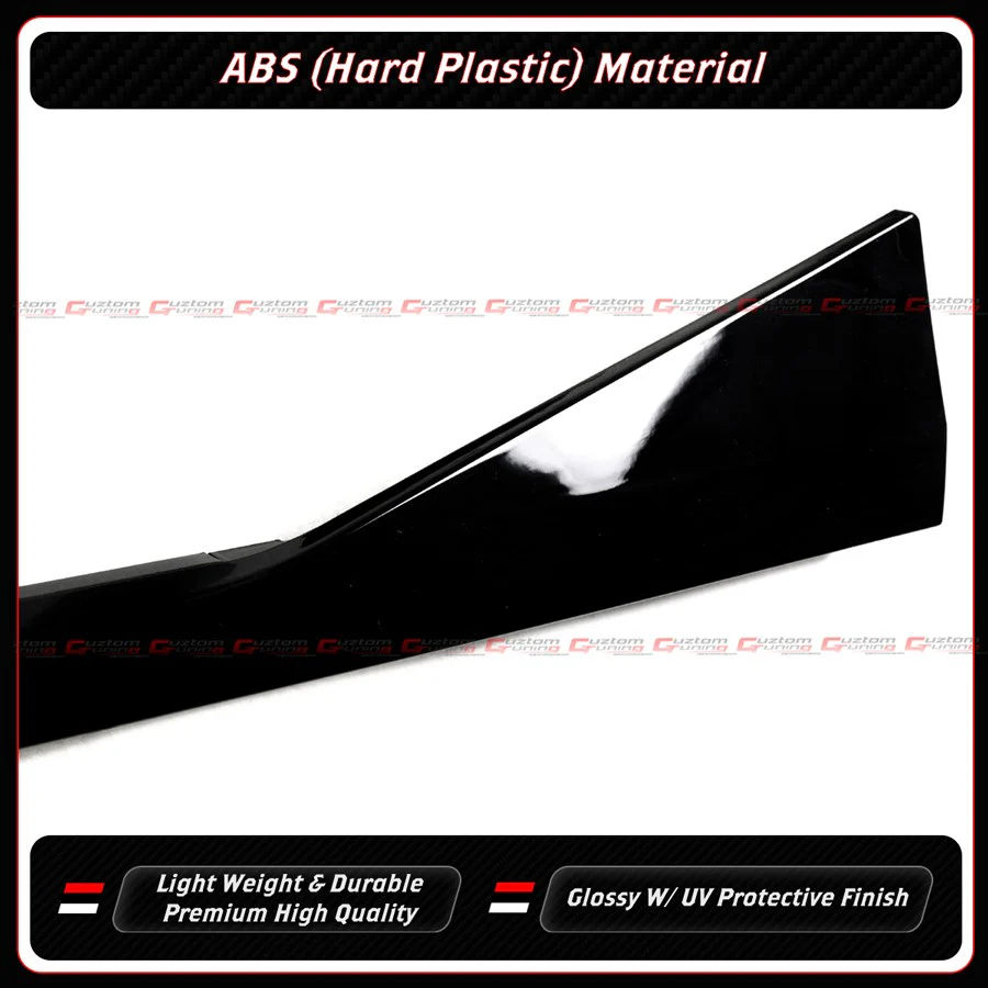 For 2024-2026 BMW G60 530i 540i Winglet Gloss Black Side Skirt Extension - Image 5
