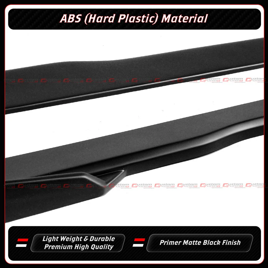 For 2024-2026 Ford Mustang S650 GT Coupe V2 Winglet Black Side Skirt Extension Splitter - Image 7