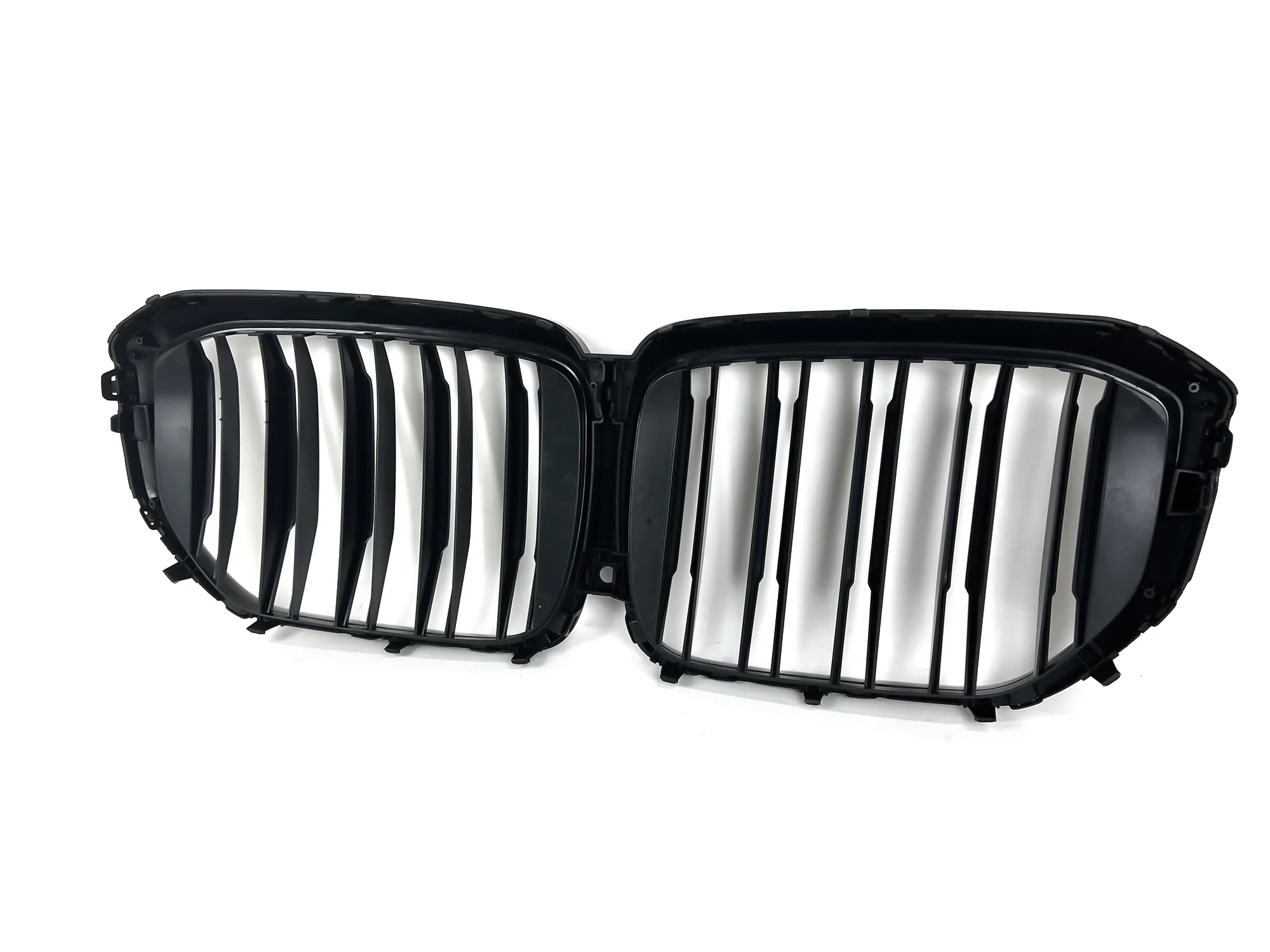 For 2024-2026 BMW X5 G05 LCI Gloss Black Dual Slats Front Kidney Grill - Image 12